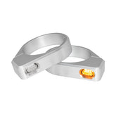 Heinz Bikes Turnsig Led M 47/49 Mm Ch Turn Signals Heinz Bikes
