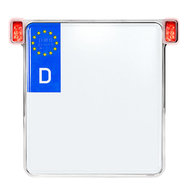 Heinz Bikes Lic.Plt.2 In1 Ch License Plate Holders Heinz Bikes