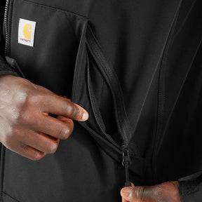 Carhartt Relaxed Fit Softshell jacket black JACKETS MALE Carhartt