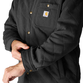 Carhartt Quilted Snap Front shirt black SHIRTS Carhartt