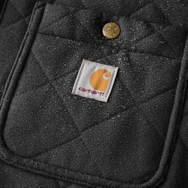 Carhartt Quilted Snap Front shirt black SHIRTS Carhartt
