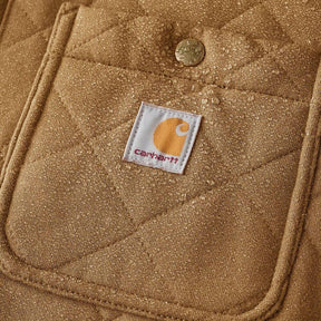 Carhartt Quilted Snap Front shirt carhartt® brown SHIRTS Carhartt
