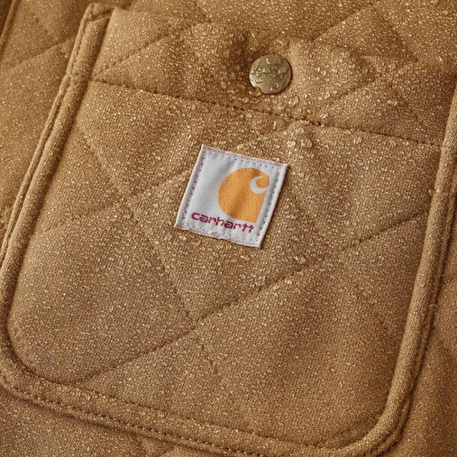 Carhartt Quilted Snap Front shirt carhartt® brown SHIRTS Carhartt