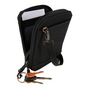 Carhartt Nylon Duck Crossbody wallet black WALLETS Carhartt