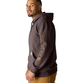 Carhartt Sleeve Logo hoodie dark sepia HOODIES Carhartt