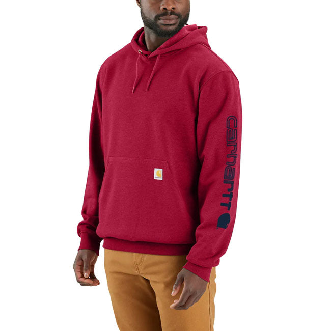Carhartt Sleeve Logo hoodie industry red HOODIES Carhartt