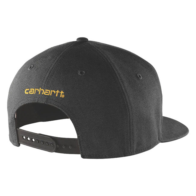 Carhartt Firm Duck Flat Brim cap black CAPS Carhartt