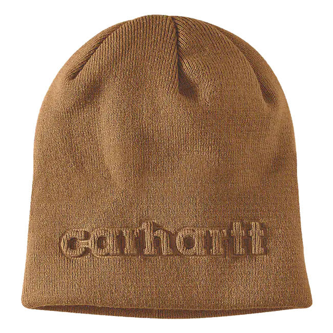 Carhartt Knit Embossed beanie carhartt® brown BEANIES Carhartt