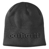 Carhartt Knit Embossed beanie black BEANIES Carhartt
