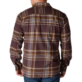Carhartt Flannel Plaid shirt dark sepia SHIRTS Carhartt