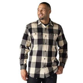 Carhartt Plaid flannel shirt oat milk SHIRTS Carhartt