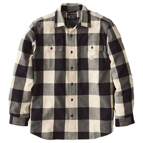 Carhartt Plaid flannel shirt oat milk SHIRTS Carhartt
