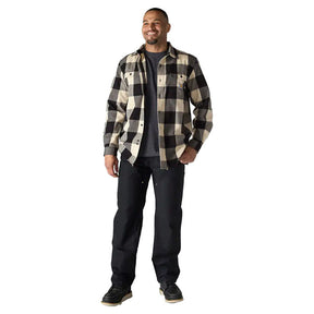 Carhartt Plaid flannel shirt oat milk SHIRTS Carhartt