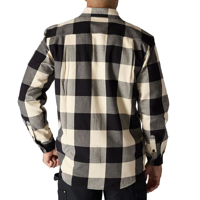 Carhartt Plaid flannel shirt oat milk SHIRTS Carhartt