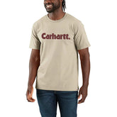 Carhartt Logo Graphic t-shirt oat milk T-SHIRTS Carhartt