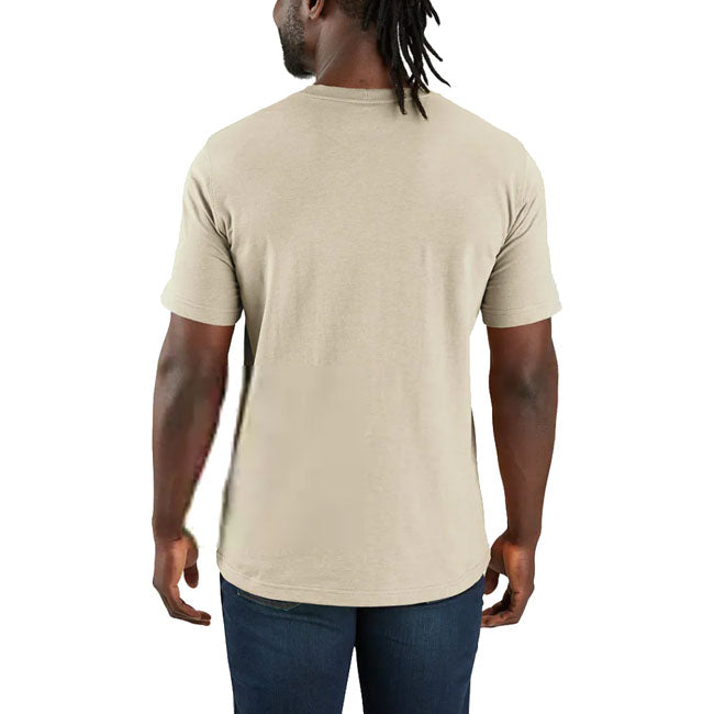 Carhartt Logo Graphic t-shirt oat milk T-SHIRTS Carhartt