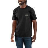 Carhartt Pocket Script Graphic t-shirt black T-SHIRTS Carhartt
