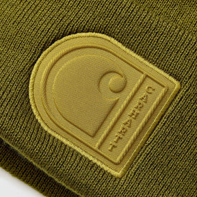 Carhartt Patch beanie dark bronzed green BEANIES Carhartt