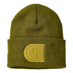 Carhartt Patch beanie dark bronzed green BEANIES Carhartt