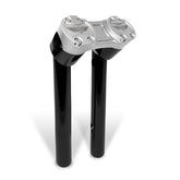 6" Clubstyle PullBack Riser With 1" Clamping Area, Black & Silver Risers Heinz Bikes