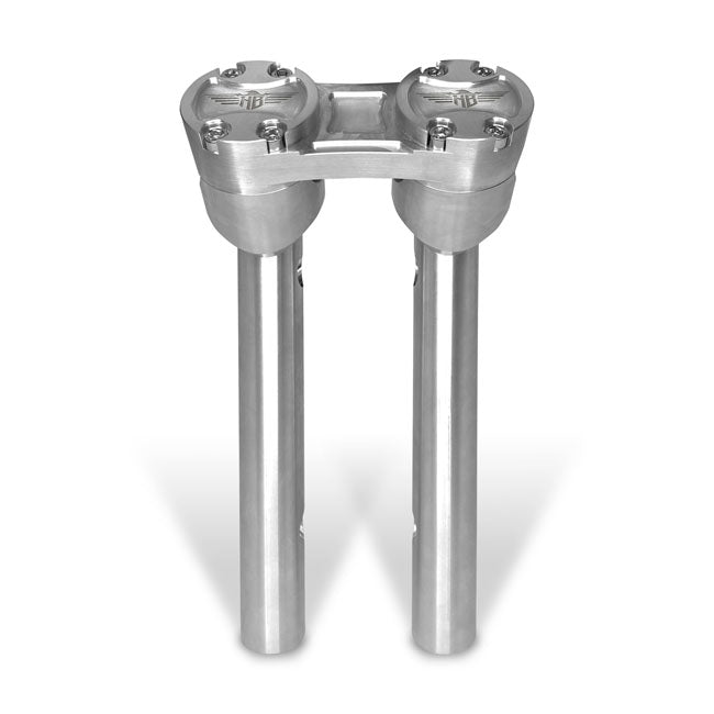 6" Clubstyle PullBack Riser With 1" Clamping Area, Silver Risers Heinz Bikes
