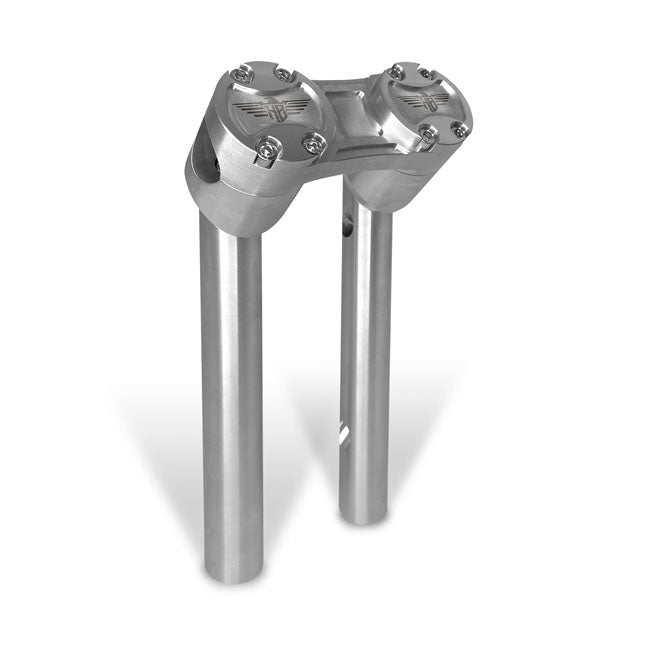 6" Clubstyle PullBack Riser With 1" Clamping Area, Silver Risers Heinz Bikes