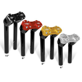 Heinz Bikes Riser Pullback 6 Black/Gold 1 Risers Heinz Bikes