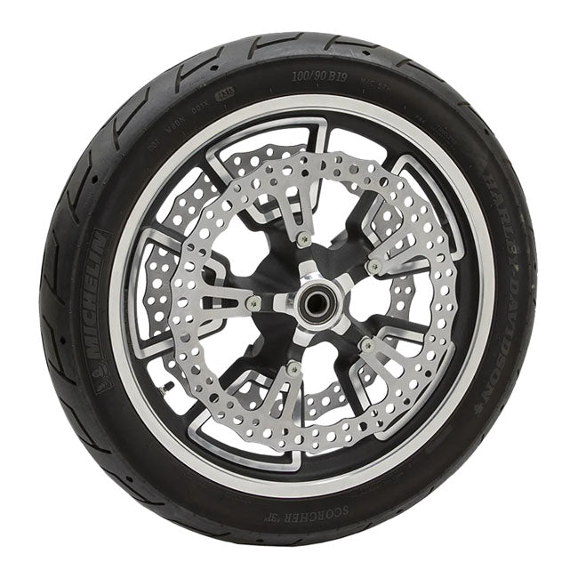 Arlen Ness 15" Left Big Brake Rotor Hub Mount - Dyna Brake Rotors Arlen Ness