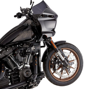 Arlen Ness 15" Jagged® Left Big Brake Rotor Hub Mount - Black 06-17 Dyna / 15-17 Softail Brake Rotors Arlen Ness