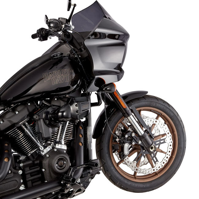 Arlen Ness 15" Jagged® Left Big Brake Rotor Hub Mount - Black 06-17 Dyna / 15-17 Softail Brake Rotors Arlen Ness