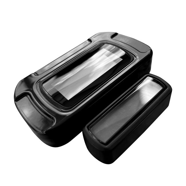 Gauge Mount, Black - 18+ Softail Gauge Bezels Heinz Bikes
