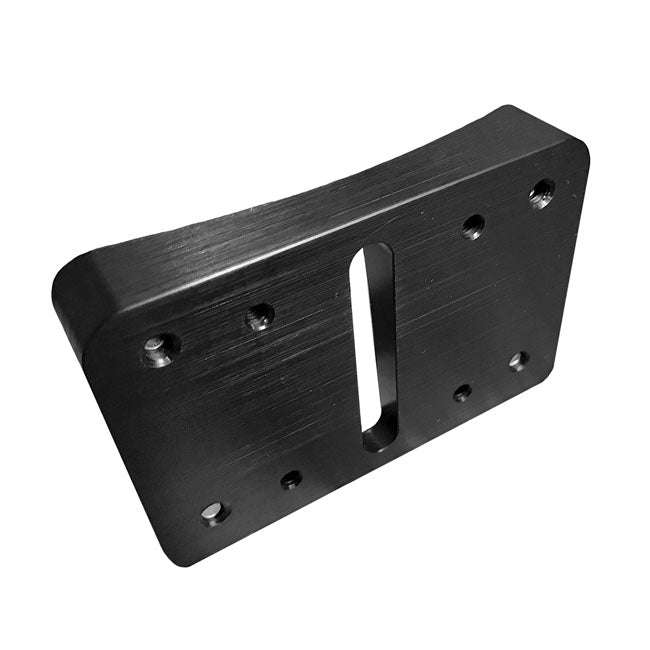 Heinz Bikes License Plate Mount Adapters License Plate Frames Heinz Bikes Black 18+ Softail
