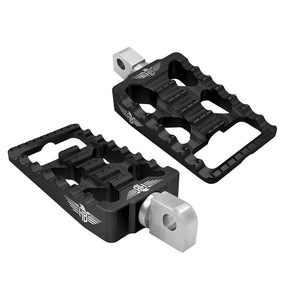 Heinz Bikes Footp Mx V1 Pas M8 Stl Bk Footpegs Heinz Bikes