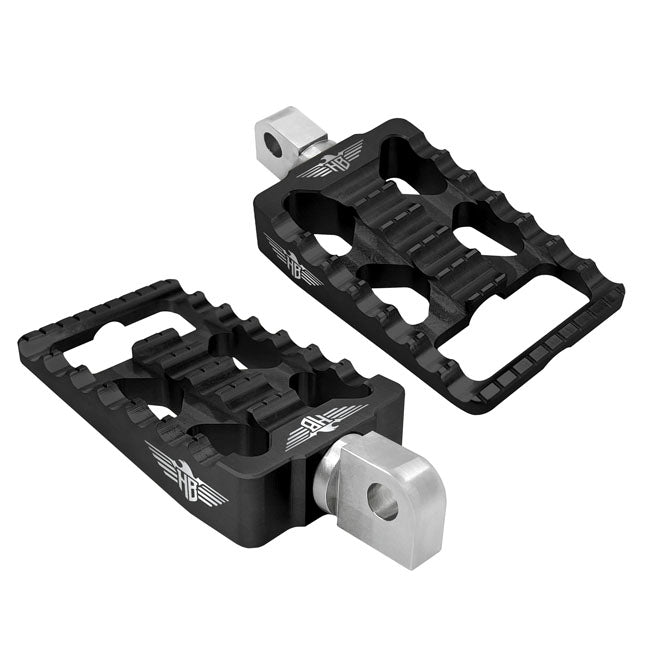 Heinz Bikes Footp Mx V1 Pas M8 Stl Bk Footpegs Heinz Bikes