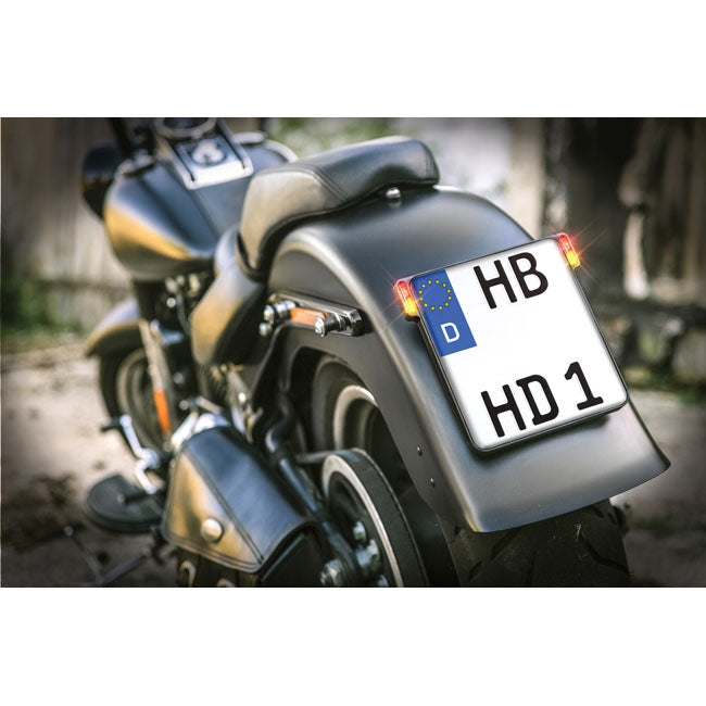 Heinz Bikes Aio L/P All Uni Blk De License Plate Holders Heinz Bikes