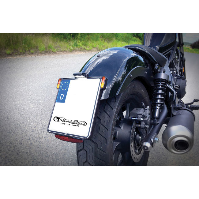 Heinz Bikes Aio L/P All Uni Blk De License Plate Holders Heinz Bikes