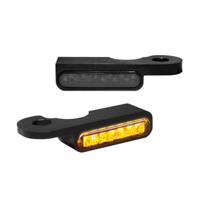 Heinz Bikes Handlebar Mounting Led Blinkers Amber/Black Turn Signals Heinz Bikes