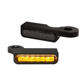 Heinz Bikes Handlebar Mounting Led Blinkers Amber/Black Turn Signals Heinz Bikes