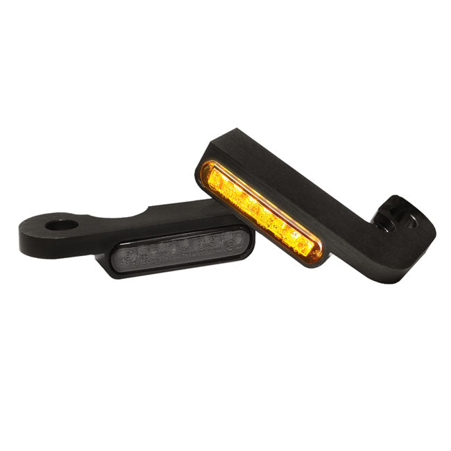 Heinz Bikes LED Handlebar Turn Signals With Cable Clutch- 99-08 Touring Turn Signals Heinz Bikes