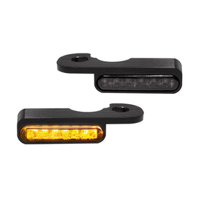 Heinz Bikes Handlebar Mounting Led Blinkers Amber/Black Turn Signals Heinz Bikes