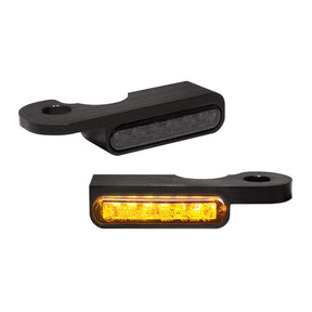 Heinz Bikes Handlebar Mounting Led Blinkers Amber/Black Turn Signals Heinz Bikes