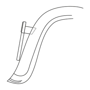 Heinz Bikes Mounting Adapter Blokks For License Plate Holder Black License Plate Frames Heinz Bikes