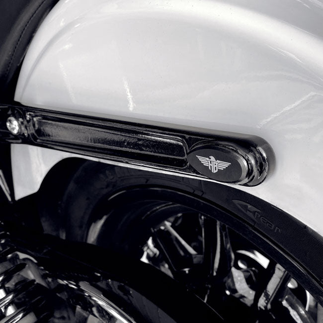 HeinzBikes, fender strut cover plates. Black FENDER MISC Heinz Bikes