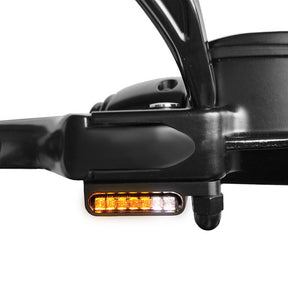 Heinz Bikes Handlebar Mounting Led Blinkers W/Position Light Black Turn Signals Heinz Bikes