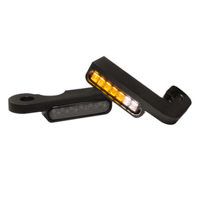 Heinz Bikes Handlebar Mounting Led Blinkers W/Position Light Black Turn Signals Heinz Bikes