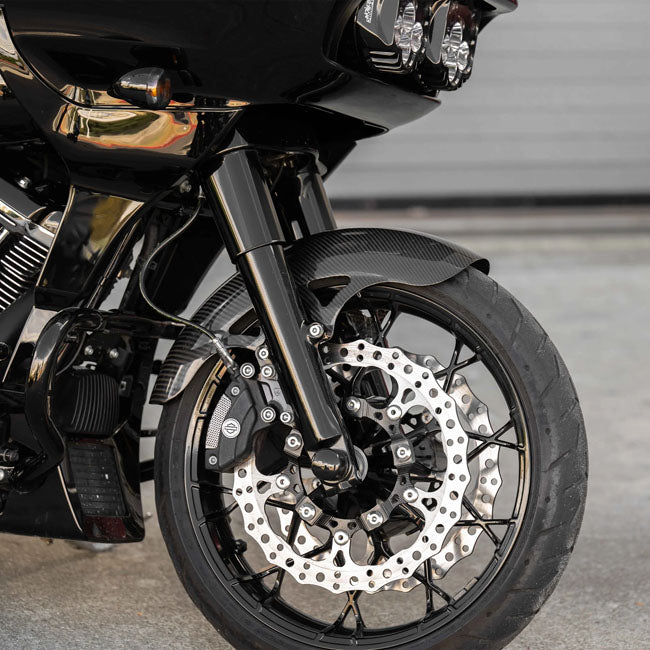 Arlen Ness 19" Carbon Fiber Pro Sport Front Fender - 14-23 Touring Fender Front Arlen Ness