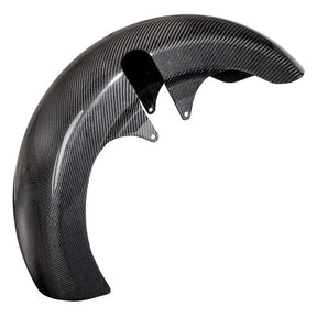 Arlen Ness Fat 21" Carbon Fiber Rapper Front Fender - 14-23 Touring Fender Front Arlen Ness