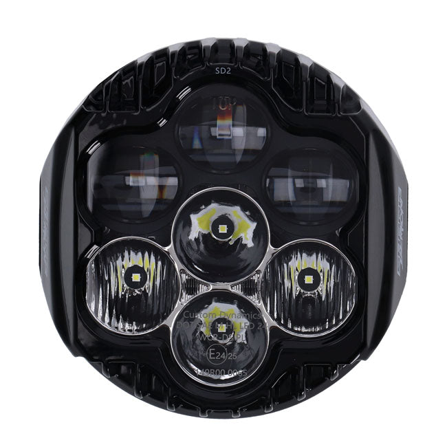 Custom Dynamics Shark Demon™ 2 Performance LED Headlight - 22+ FXLRST Headlamp Kits Custom Dynamics