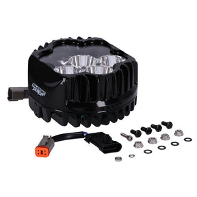 Custom Dynamics Shark Demon™ 2 Performance LED Headlight - 22+ FXLRST Headlamp Kits Custom Dynamics
