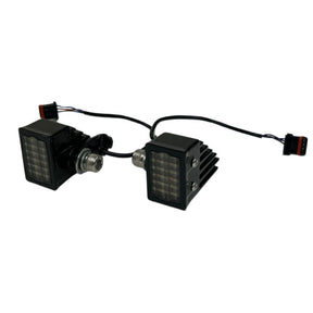 Custom Dynamics Low Rider ST High-Performance Led Front Turn Signal, Gloss Black - 22-25 Softail Low Rider ST Indicator Lights Led Custom Dynamics